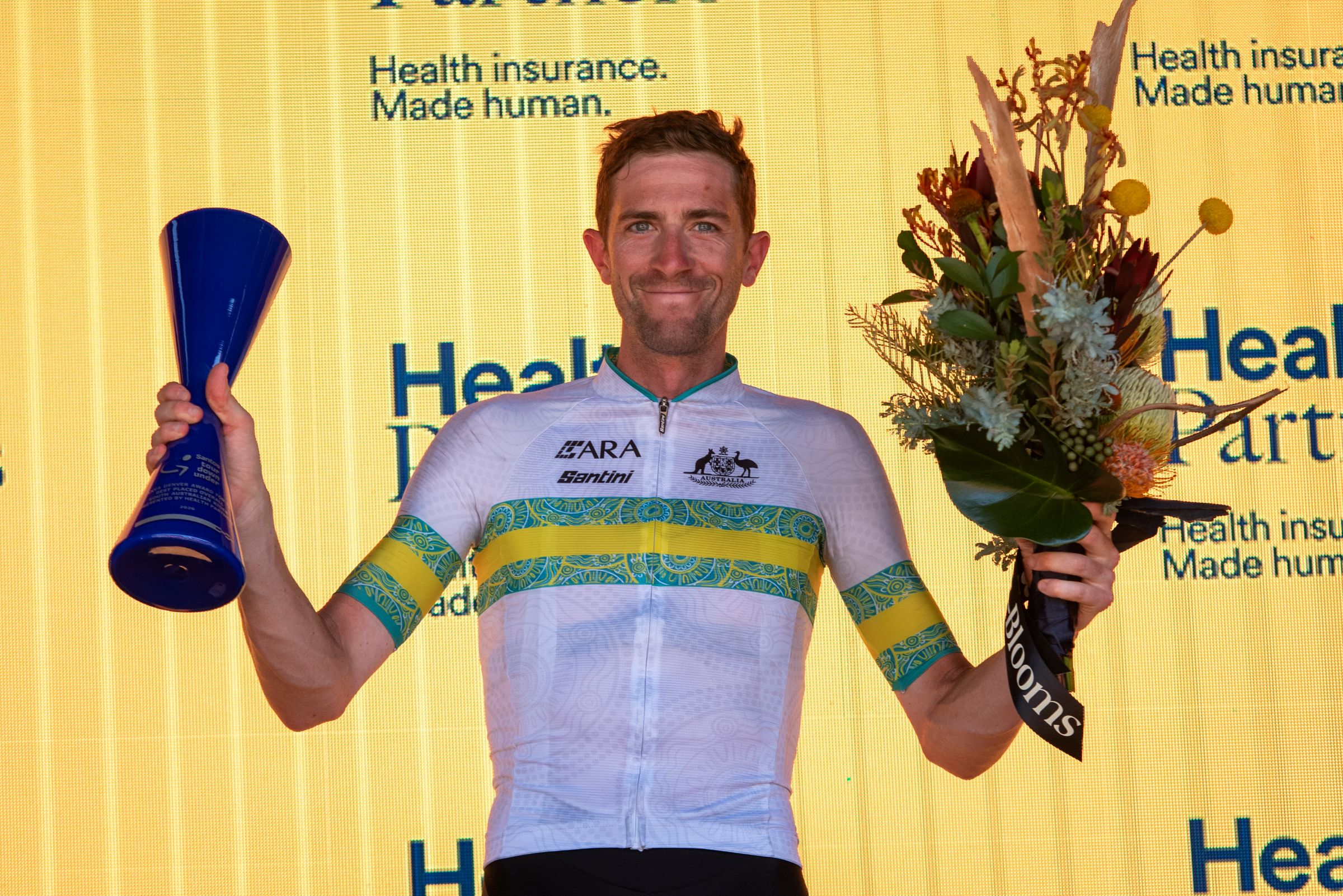 Chris Harper is the best South Australian at the 2026 Santos Tour Down Under for the ARA Australian Cycling Team